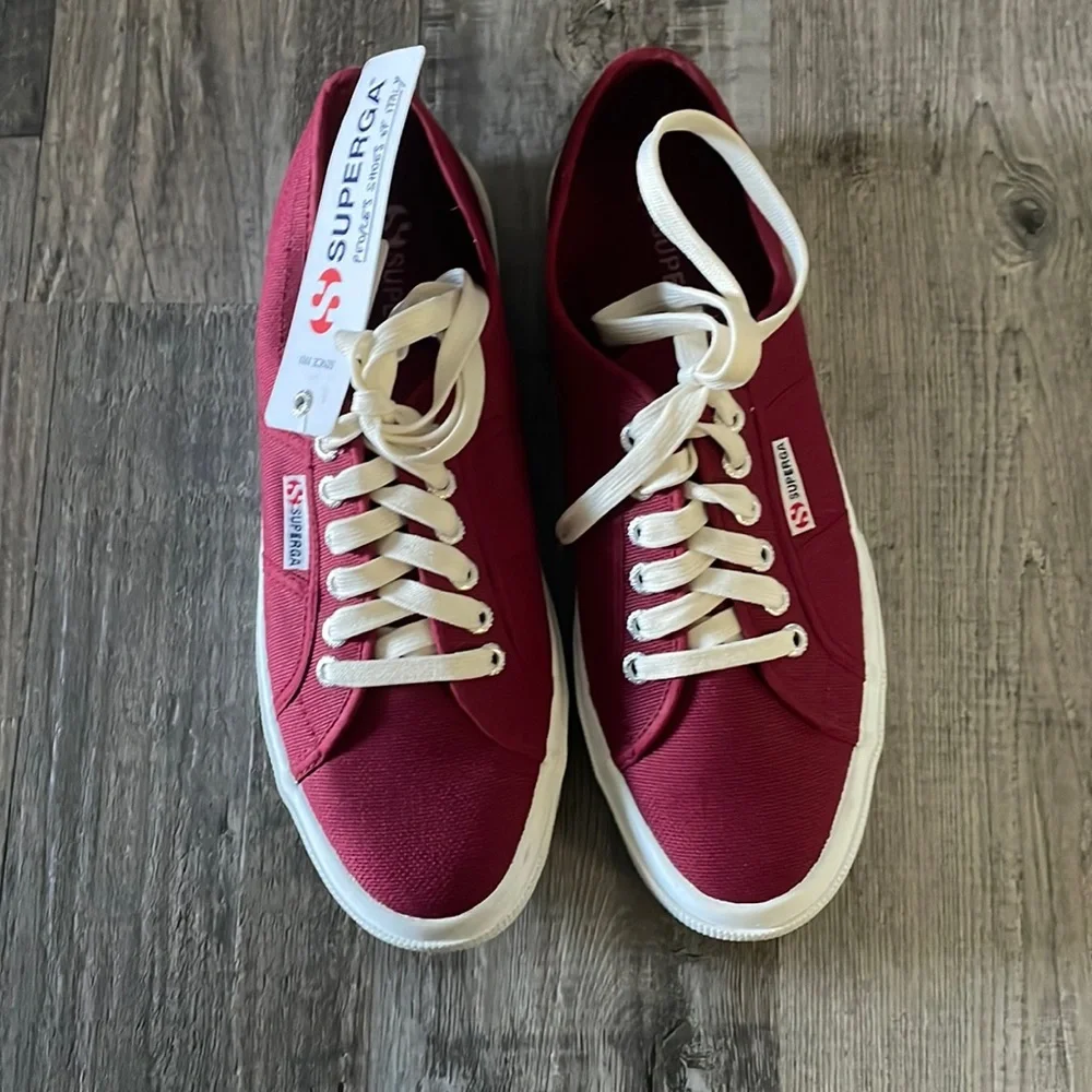 Superga NWT 2750 unisex Cotu classic scarlet sneakers